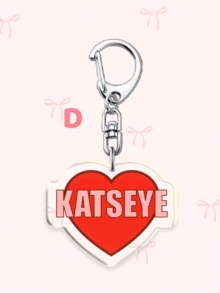 1個/7個 KATSEYE K-POP 壓克力鑰匙圈，附「Gnarly」與 Y2K 吊飾，包含 Manon、Sophia、Daniela、Lara、Megan 和 Yoonchae，眼睛拼貼、貓咪、螢光棒與 KATSEYE Logo 設計，適合粉絲，亦可送給男友/女友、家人、老師，派對禮物、畢業禮物及 EYEKONS - 彩色 - 查看 5