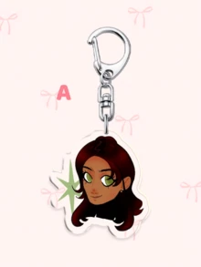 1 pieza/7 piezas Llavero acrílico KATSEYE K-POP, lindo encanto de miembro de dibujos animados y bolsa oficial de la barra de luz, con Manon, Sophia, Daniela, Lara, Megan y Yoonchae, decoración versátil para llaves de coche, mochilas, cordones y teléfonos, accesorios coleccionables perfectos, regalos ideales para novios, novias, familiares, maestros, regalos de fiesta, regalos de graduación y decoraciones de teléfono celular con tema de EYEKONS - Multicolor - Ver 16