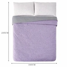 LIGHTWEIGHT DOUBLE VIEW SINGLE QUILT DUVET - Grey - View 6