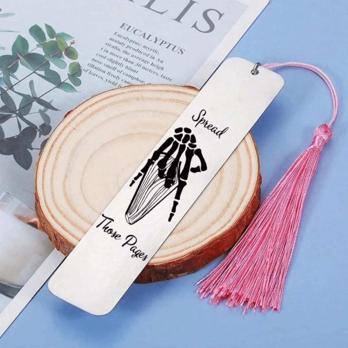 1 chiếc kẹp sách bằng thép không gỉ tinh xảo, quà tặng Halloween, quà tặng đọc sách - BXG-1 - Xem 1