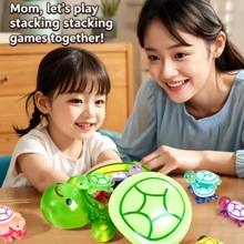 121pcs Random Color Jumbo Glow-In-The-Dark Turtle Animal Model Toys, Openable Turtle Storage Box (Turtle Shell Does Not Glow Without Sunlight), Suitable As Classroom Rewards, Party Favors, Birthday, Holiday, Children's Day, Mother's Day Gifts - Excellent In Both Appearance And Practicality! - Multicolor - View 3