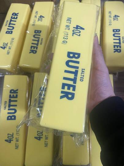 22cm Giant Butter Stick, Soft Texture And Warm Feel, Helpful For Stress Relief, Suitable As Holiday Gift, Fun And Cute Gift, Birthday Gift, Easter Gift, Halloween Gift, Christmas Gift, Party Favor, Squishy, Squishy Toys, Squishy Stress Toy, Nee Doh, Dumpling Squish, Toys For Adults Women