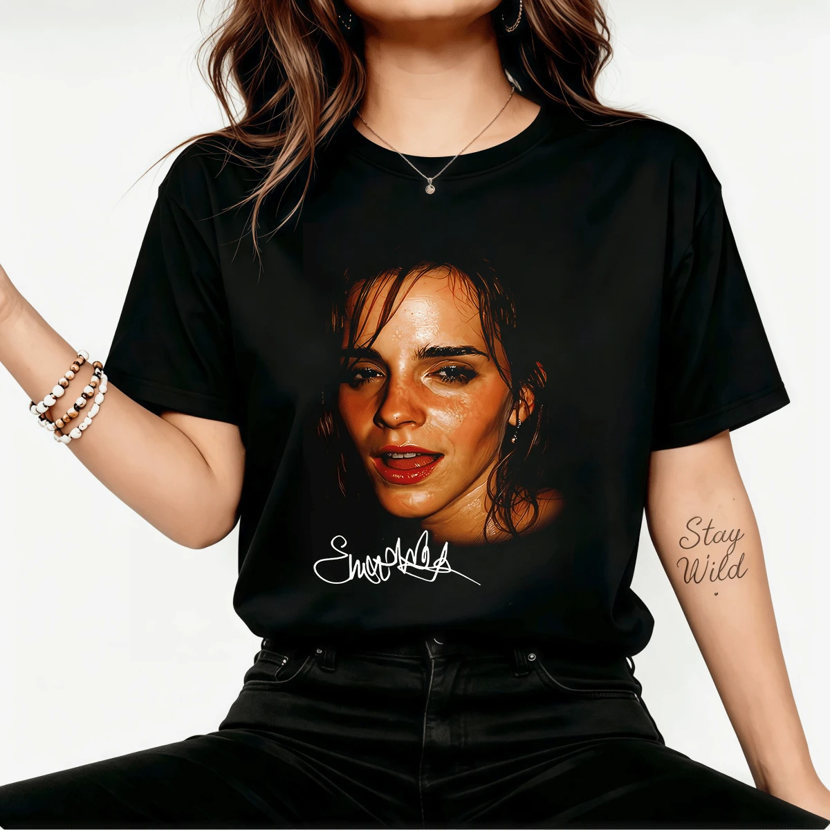 Women T-Shirts - Black - View 1