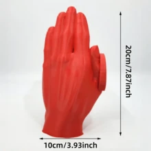 1件装 - 新款创意3D棕榈印花遮阳帽，趣味户外防紫外线帽，黄色派对头饰 - 查看 7