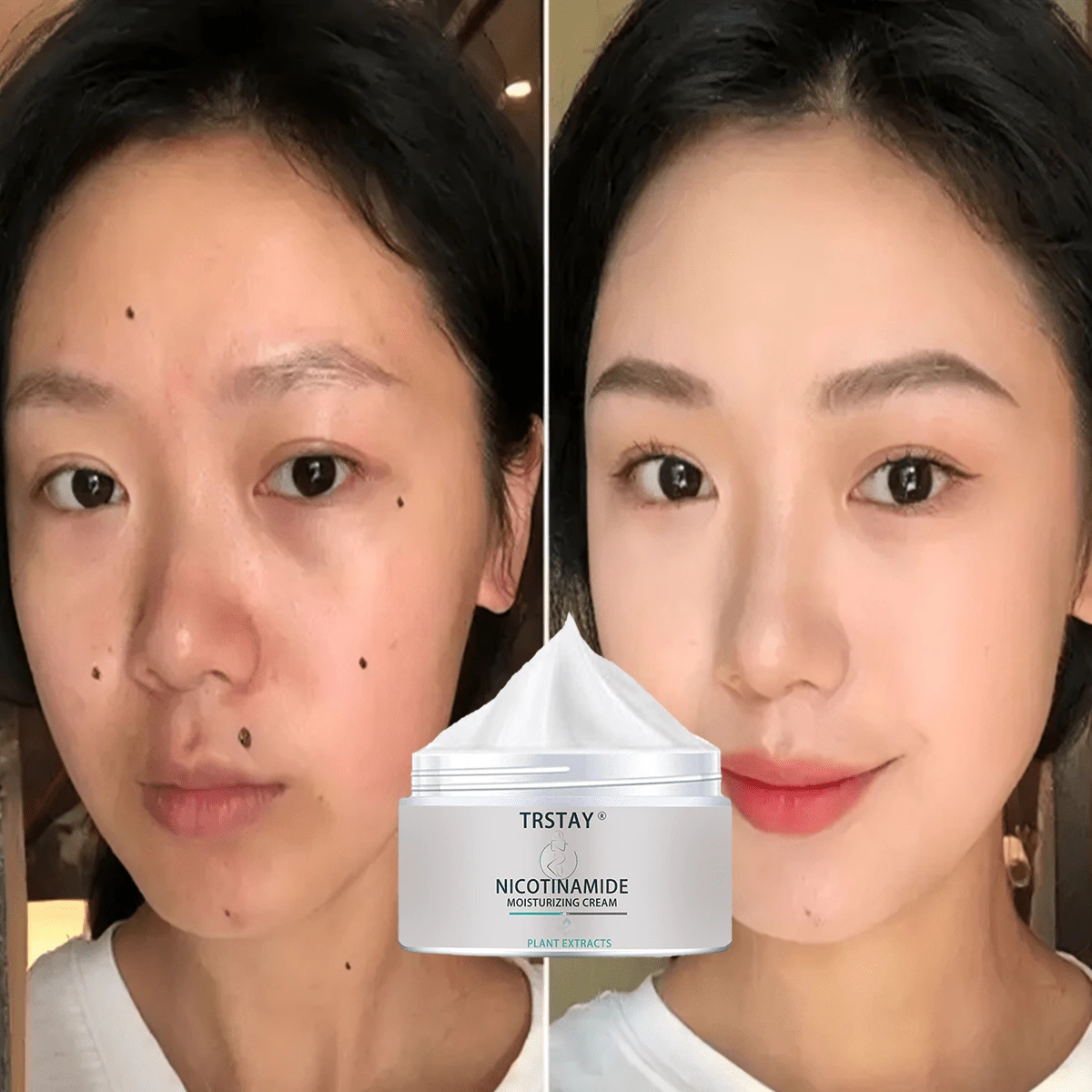 Crema hidratante, hidratación profunda para mejorar el color oscuro y oscuro de la piel, reducir la pigmentación, minimizar las manchas oscuras, piel uniforme y restaurar la piel lisa y brillante - Hyaluronic Acid - Ver 1