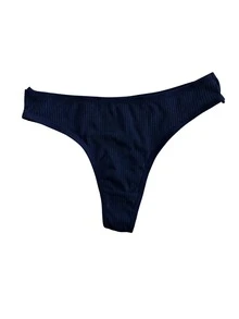 Kit 7 Calcinha Fio Canelada Feminina Confortável Sem Costura - Multicolorido - Visão 9