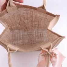 1pc Customized Name Canvas Tote Bag, Personalized Linen Bridesmaid Bag, Bohemian Style Wedding Handbag, Suitable For Wedding Vacation, Unique Gift For Friends And Bridesmaids - Multicolor - View 4