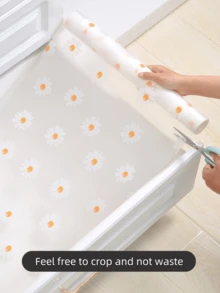 1pc Chrysanthemum Pad, Waterproof, Oil-Proof, Moisture-Proof, Mildew-Proof, Protects Furniture Surface From Wear And Tear, Prevents Tableware From Sliding And Colliding, Easy To Clean Oil And Water Stains - Multicolor - View 6
