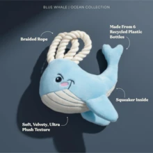 Ocean Collection Dog Toys | Jumbo Sized Mandi The Mahi Mahi | Cute, Durable, &  Plush Chew Toys For Dogs 50 Lbs & Up |  Friendly & 100%  Materials - 巨型 - 查看 9