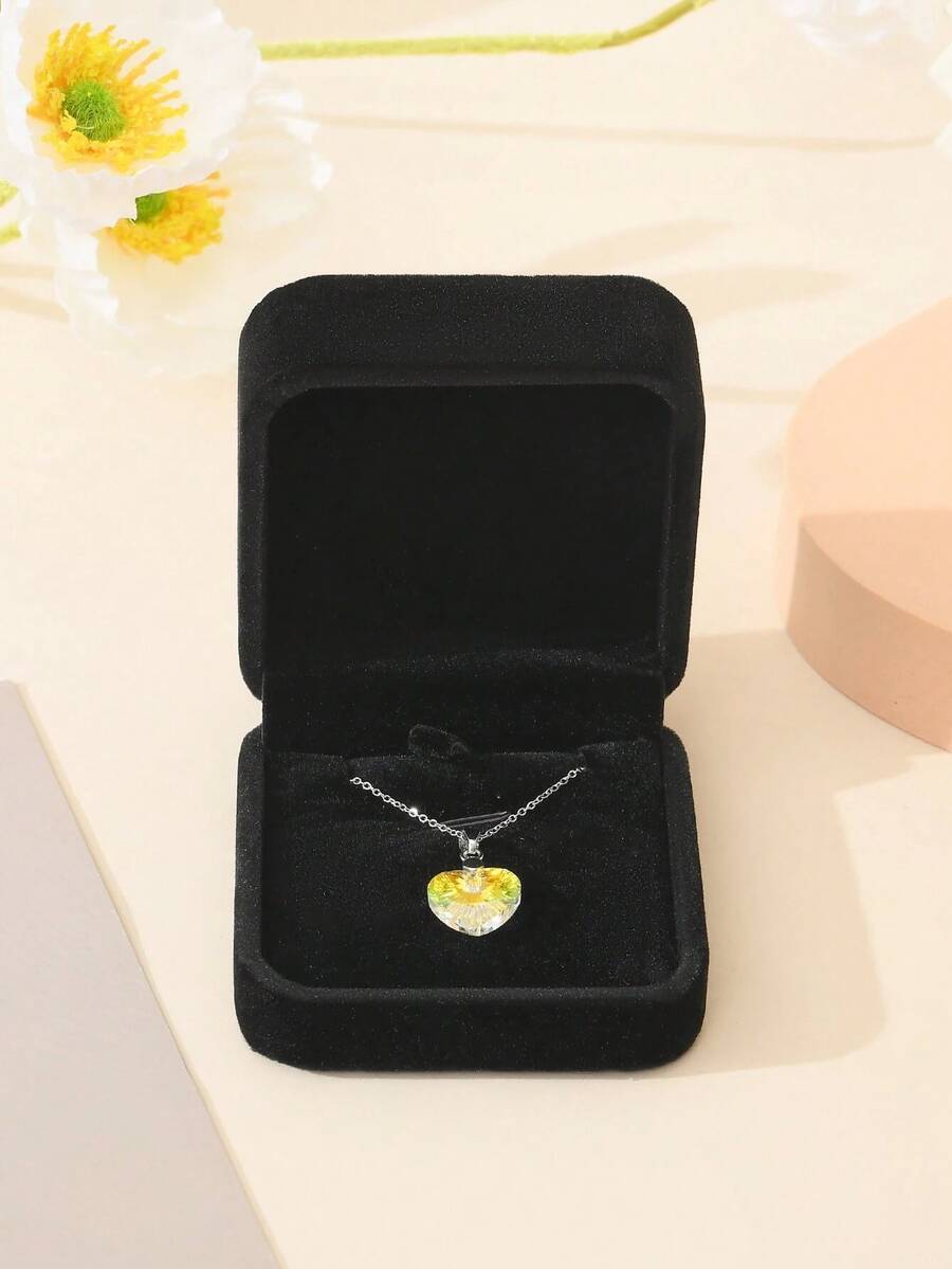 1 Velvet Jewelry Box For Rings, Earrings And Pendants - The Perfect Wedding Gift, Proposal Gift And Mother's Day Gift - Black - View 1
