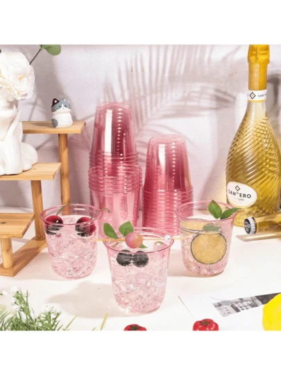 Reusable Acrylic Beverage Cup, Suitable For Cold & Hot Drinks, Coffee And Iced Beverages, Great For Outdoor Picnics, Birthday Parties And Everyday Use, Multipurpose And Easy To Clean