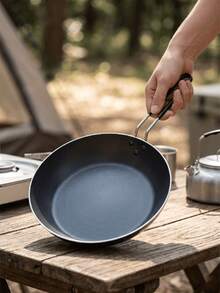 This Modern, Minimalist Non-Stick Chinese Wok Is Made Of Lightweight Aluminum Alloy, Featuring A Deepened Body, Non-Stick Coating, And A Heat-Resistant Handle. Available In Various Sizes And Large Capacities. - View 9