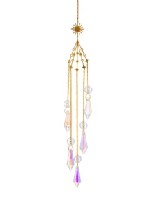 5pcs Galaxy Crystal Sun Catcher Wind Chime Pendant, DIY Crystal Hanging Decor - Color - View 16