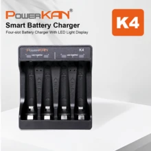 powerKAN Portable USB-C Battery Charger For AA/AAA - K4 Compact Charger With LED Lights, Essential Accessory For Home, Office And Travel - No - View 11