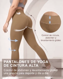 Women Leggings - Cocoa Color - View 3