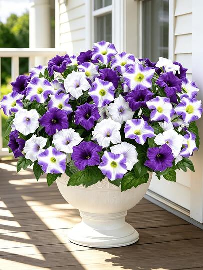 1pc Artificial Flower, Artificial Morning Glory Flower Bouquet, Tricolor Fake Morning Glory, UV-Resistant Fake Greenery, 40cm (15.75 Inches), Suitable For Home Decor, Office Decor, Party Decor, Bridal Decor, Wedding Decor, Spring Decor, Holiday Decor, Bathroom Decor, Living Room Decor, Bedroom Decor, DIY Bouquet, Gardening Decor And Summer Decor