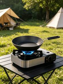 This Modern, Minimalist Non-Stick Chinese Wok Is Made Of Lightweight Aluminum Alloy, Featuring A Deepened Body, Non-Stick Coating, And A Heat-Resistant Handle. Available In Various Sizes And Large Capacities. - View 11