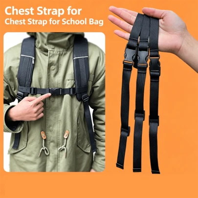 Hebilla de plástico ajustable para mochila, accesorio antideslizante para senderismo al aire libre, camping, viajes. Correa de fijación duradera y segura para mochilas, bolsas, equipaje, maletas. Hebilla de repuesto resistente y universal que se ajusta a la mayoría de las mochilas, ligera y resistente al desgaste, fácil de instalar.
