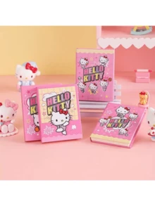 SANRIO Sổ tay bỏ túi A7 nhỏ gọn mới, sổ ghi nhớ vẽ tay dễ thương sáng tạo, sổ tay nhỏ bán sỉ, món quà tốt nhất cho sinh nhật, tiệc tùng và ngày lễ (Mẫu ngẫu nhiên) - Nhiều màu - Xem 6