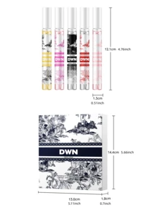 5瓶/1瓶 10ml 限定版室內香氛噴霧組，獨特花果香調，持久留香，奢華除臭噴霧，夏季度假必備，適用於臥室、浴室、辦公室、車內、飯店、衣櫥、居家及旅行使用，亦可作為生日禮物、情人節禮物 - 香氛噴霧 - 查看 12