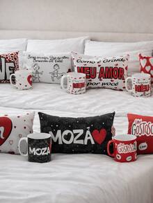 Boyfriend Gift Set: Pillow, Mug, Souvenir, Quotes, Chocolate, Gift Basket, Creative Valentine's Day Gift, Decorative Pillows, Romantic Surprise, Easter Gift For Girlfriend - RF3 - 查看 5