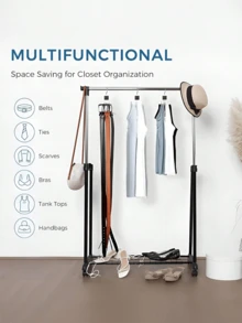 1/2 chiếc giá treo quần áo xoay 360°, có thể dùng để treo áo ngực, áo hai dây, cà vạt, khăn quàng cổ, ví, v.v., giá treo sáu móc đa năng sáng tạo, thích hợp cho các bữa tiệc Halloween, Giáng sinh, Lễ Tạ ơn. - Nhiều màu - Xem 5