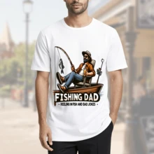 Camiseta unisex estampada nueva de 2026, disponible en blanco y negro, prenda informal de algodón para verano - Negro - Ver 3