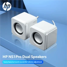 一套HP NS1 Pro有線雙揚聲器重低音強大環繞聲電腦音頻迷你台式揚聲器汽車家用揚聲器PC筆記型電腦低音炮HiFi原裝HP揚聲器 - 查看 5