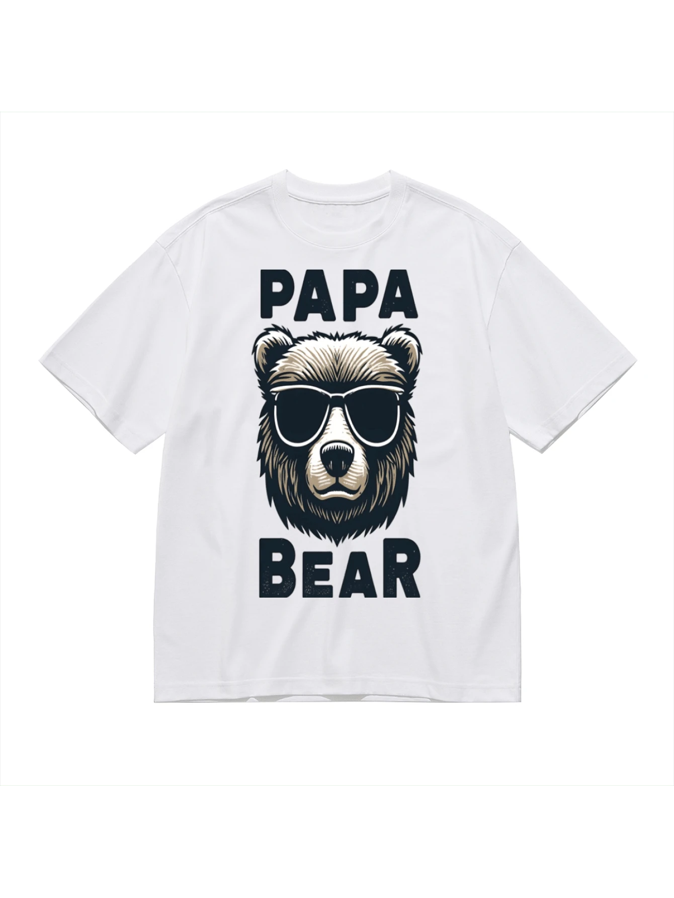 Playera Pareja Día de las Madres y Día del Padre 2026, Algodón Estampado para Familia - Negro - Ver 1