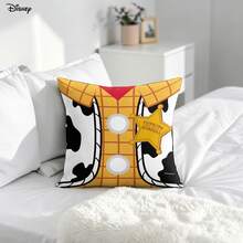Official Disney Toy Story Sheriff Throw Pillow Cover, Toy Story Sheriff Woody Uniform Minimalist Flat Design Style Throw Pillow Cover For Couch Sofa Bedroom Living Room Home Decor - Mixed Colors - View 1