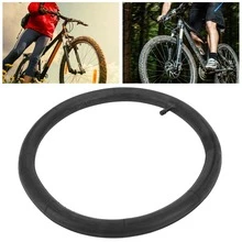 16x1.50‑1.75inch Bike Inner Tubes Schrader Valve 16in Butyl Rubber Inner Tubes Replacement - Negro - Ver 6