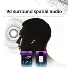 NEW Air3 Pro Max Ultimate Wireless In-Ear Earbuds, Dual-Mode Adaptive ANC + Transparency Mode, Personalized Spatial Audio With Dynamic Head Tracking, Ultra-Long Battery Life With Wireless & Type-C Fast Charging, HiFi Lossless Sound, Bluetooth 5.4 Ultra-Low Gaming Latency, 4-Mic Array Wind-Resistant HD Calls, IP67 Dustproof & Waterproof, Precision Find My Tracker, Ergonomic Secure Fit, Pressure-Sensitive Touch Control, Universal IOS & Android Compatibility, For Sports Commute Gaming Travel - 第六代捷力晶片 [低功耗,基本版] - 查看 6