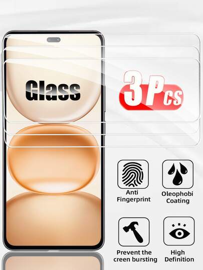 [3 Packs Fully Compatible Tempered Glass Screen Protector] Compatible With Samsung's High-Definition Tempered Glass Screen Protectors, Including Galaxy S25, S25+, S25 Edge, S24 FE, Galaxy A8+ (2018), And Galaxy X Cover 7. Waterproof, Oleophobic, Fingerprint-Resistant, Explosion-Proof, Shockproof, High Light Transmittance, And Bubble-Free