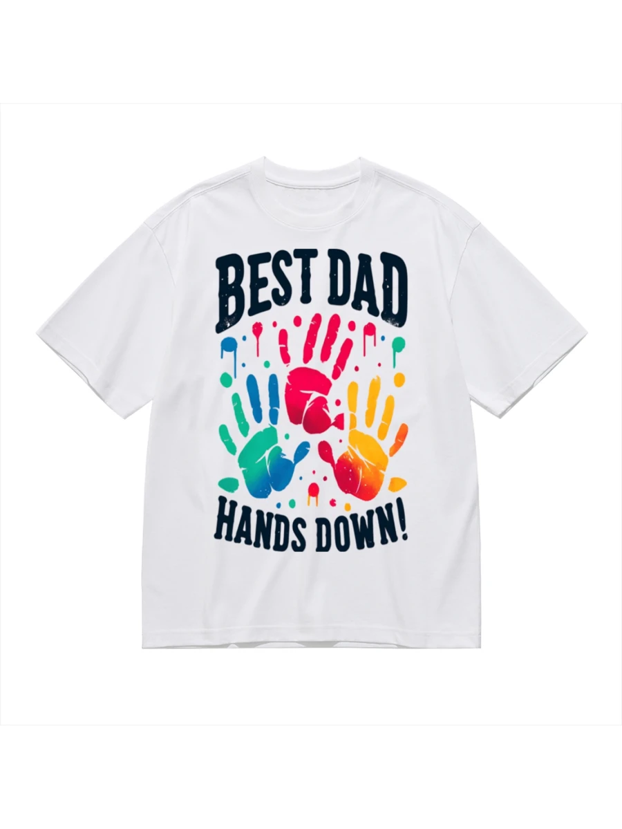 Playera Pareja Día de las Madres y Día del Padre 2026, Algodón Estampado para Familia - Negro - Ver 1