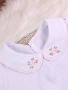 Baby Girls Bodysuits - White - View 4