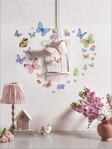 Brodark Colorful Butterfly Wall Stickers, Home Decor Wall Art For Living Room, Bedroom - Sticker - View 2
