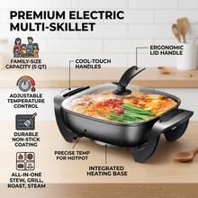 Aoran Basic Electric Skillet - US A Type Plug(110-127V) - View 10