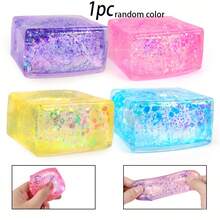 1pc Aurora Malt Candy , Soft Squeeze Toy, Slow Rebound, Soft Texture, Comfortable Squeezing Feel, Soft Spongy Squeeze Ball, Stress Relief Squeeze Toy, Finger Pressure Relief Squeeze Ball, Handmade Soft Gel Squeeze Toy, Effectively Relieve Stress And Anxiety. Daily Essential. Holiday Gift (Random Color) - Multicolor - View 12