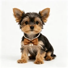 Collar elegante para mascotas con lazo de perlas falsas, accesorio lindo para perros y gatos pequeños, utilizable para fiestas y fotografías - Multicolor - Ver 7