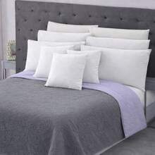 LIGHTWEIGHT DOUBLE QUILTED DOUBLE VIEW DUVET. - Grey - View 7