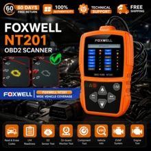 2026 FOXWELL NT201 OBD2 Scanner,UK Car Diagnostic Tool,Check Engine Light Reset,Fault Code Reader & Live Data,EOBD Scanner For 1996+ Vehicles,Ideal Gift For Drivers - NT201 - View 2