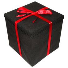 Caixa De Presente Dia Das Mães Luxuosa Decorativa - Vermelho - Visão 4