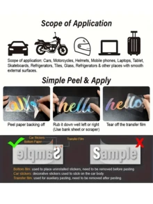 Cute Black Cat Silhouette Mirror Decal, Funny Peeking Cat Sticker For Car Rearview Mirror, Laptop & Phone Decor - A - View 6