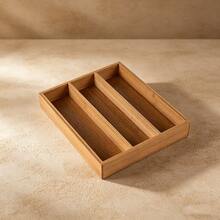 1-Pack Bamboo Kitchen Drawer Organizer - Utensil Organizer For Kitchen Drawers - Cutlery Tray And Silverware Organizer, For Kitchen Decor, Fall Decor, Holiday Decor, Room Decor, Home Decor, Autumn Decor, Bedroom Decor, Halloween Decor, Room Decor, Christmas Decor, Halloween, Halloween Decorations, Christmas, Halloween Decorations, Christmas Decorations, Fall Decor, Christmas Decorations, Storage, Organization - Khaki - View 7