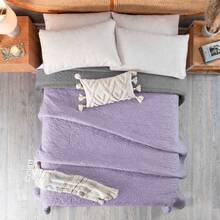 LIGHTWEIGHT DOUBLE VIEW SINGLE QUILT DUVET - Grey - View 3