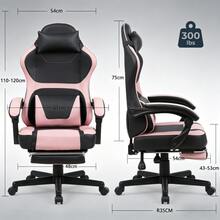 Smart And Cool Gaming Chair - Black+Red - View 3