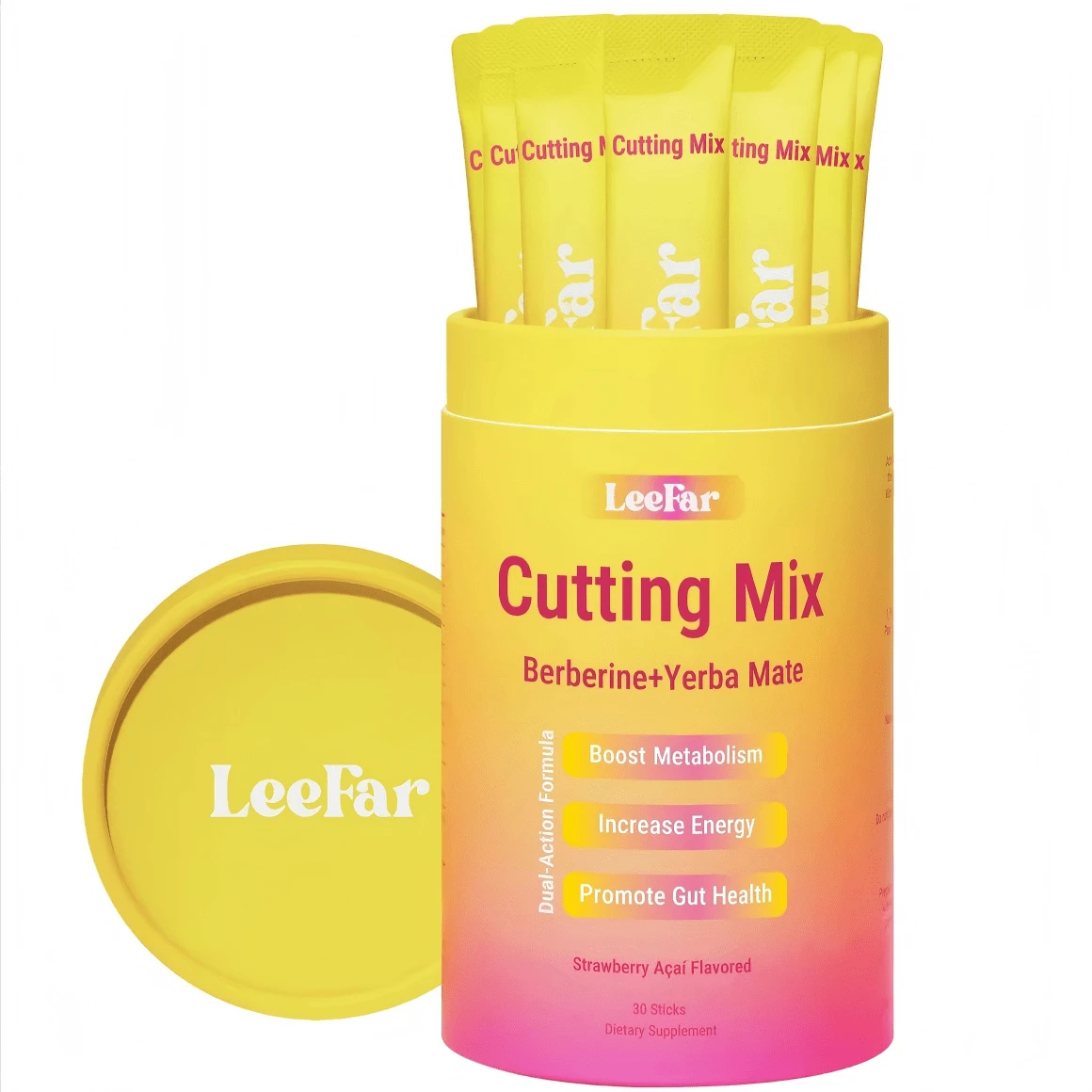 LeeFar Cutting Drink Mix -I Strawberry Acai Flavor - 30 Servings - 1 PC - 查看 1