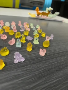 20pcs Luminous Resin Mini Animal Decorations, Multi-Color Options, No Power Source Needed, Suitable For Garden, Party, Micro Landscape,Bulk Gift Items,Mothers Day Gift,Best Friend Gifts,Mothers Day Gifts,Wedding Decirations,Aquarium, Dollhouse Decor,Creative Activities, Birthday Decorations, Christmas Decorations, Christmas, Cake Decoration, Gifts For Women. - Multicolor - View 9