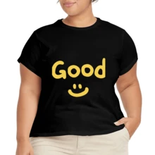 Camiseta unisex estampada nueva de 2026, disponible en blanco y negro, prenda informal de algodón para verano - Negro - Ver 4