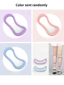 2pcs Yoga Backless Shoulder Straps, Fitness Stretching Relaxation Rings, Soft Stretching Fitness Rings - Multicolor - View 9
